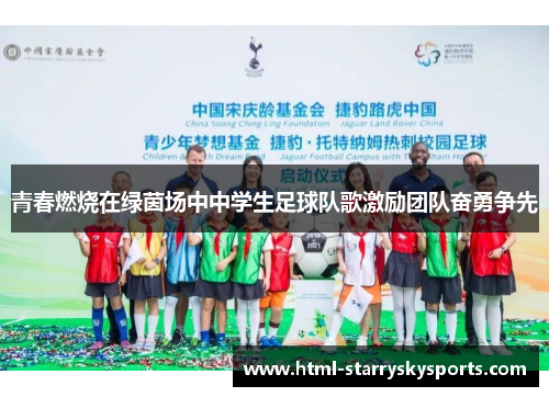 青春燃烧在绿茵场中中学生足球队歌激励团队奋勇争先