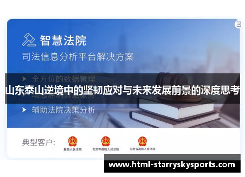 山东泰山逆境中的坚韧应对与未来发展前景的深度思考