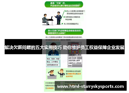 解决欠薪问题的五大实用技巧 助你维护员工权益保障企业发展 解决欠薪问题的五大实用技巧 助你维护员工权益保障企业发展